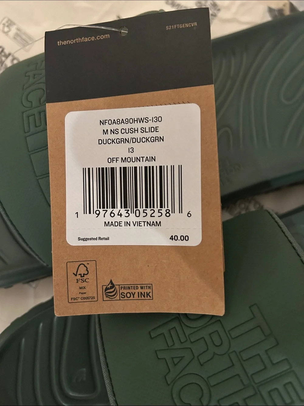 The North Face Never Stop Cush Slide Sandals
